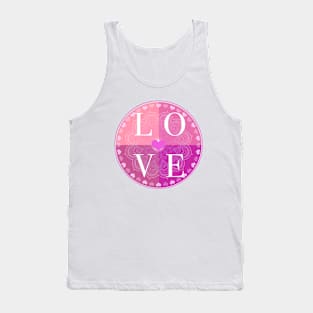 Love Is A Four Letter Word (pink) Tank Top